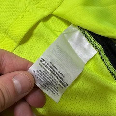 Nike Dri Fit T Shirt Neon Yellow Night of Nets Short Sleeve Mens Size Medium M