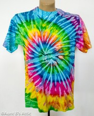 Tie Dye T-Shirt Unisex Colorful All Cotton T-Shirts Assorted Patterns