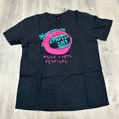 Athfest Music Arts Festival 2019 Black Graphic Summer Rock T Shirt Mens Large