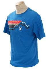 Spyder Men’s L Blue Short Sleeve Signature Tee T Shirt