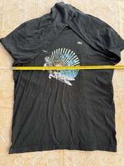 Lacoste Men’s Long Sleeve Graphic T-Shirt Size 7 XL XXL Black Crocodile Print