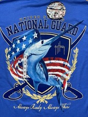 NWT GUY HARVEY US NATIONAL GUARD T Shirt, NEVER WORN – Size Small