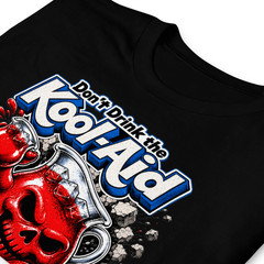 DONT DRINK THE KOOL-AID SHIRT, KOOLAID SHEEP POLITICAL T-SHIRT