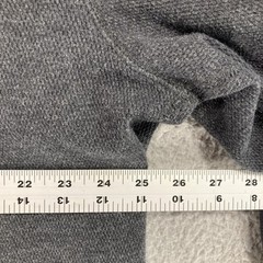 Guide Series Henley Shirt Mens XL Charcoal Gray Waffle Knit Long Sleeve Cotton