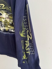 Vintage Y2K Universal Studios Fast and Furious 2 Promo Long Sleeve Racing Tee…