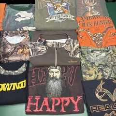 Hunting Outdoors Deer Nature Realtree Graphic T-Shirt Mixed lot of 16 XL XXL