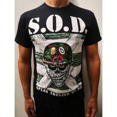 S.O.D. “Speak English or Die” T-Shirt black anthrax slayer