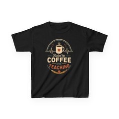 Retro Funny Teacher Coffee Heartbeat Classroom T-Shirt