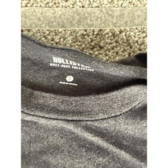Hollister Mens Must-Have Collection Colorblock T-Shirt Black Grey White Small