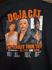 Doja Cat Shirt Mens 2XL Black The Scarlet Tour 2023 Concert Tee Ice Spice Doeche