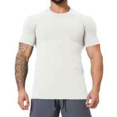 Men’s Short Sleeve Gym Muscle T-Shirt Fitness Tee Workout Slim Fitted Thin Tops