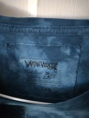 Mens T-shirt Size XL – Blue – Mayan Village Hand Dyed