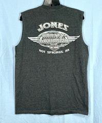 HARLEY DAVIDSON Hot Springs Arkansas WORK SUCKS LET’S RIDE Gray TANK TOP/SHIRT M