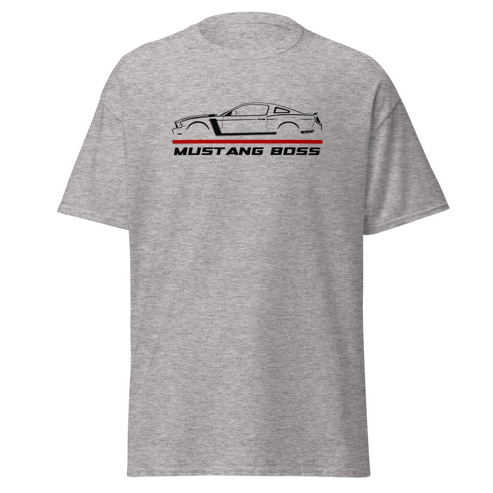 Premium T-Shirt For Ford Mustang Boss 302 2013 Car Fans Birthday Gift Tee Shirt