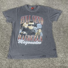 Full Send Hasbulla Magomedov Shirt Mens Medium Gray Graphic Tee Streetwear