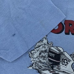 Vintage Evinrude V8 Power Boat Racing Shirt Mens XS Formula 1 80s Tee USA