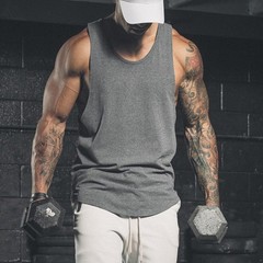 Men’s 3 Pack Workout Tank Tops Cut Open Sides Bodybuilding Vest Gym Fitness S…