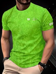 New men’s T-shirt for Summer 2026 quick-drying tennis breathable sportswear