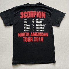 Drake Shirt Mens Medium Black Scorpion Tour 2018 Concert Dates Rap Tee