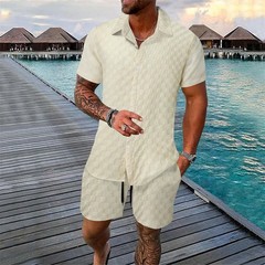 6 colors European and American new summer men’s fashion pure color casual