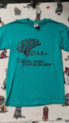 Fruit of the Loom Best Teal Sports Graphic Print Men’s S Crew Neck T-Shirt