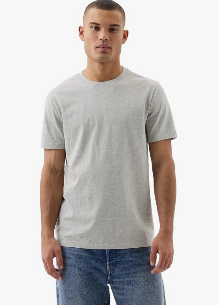 Gap Men’s Short Sleeve Premium Crew Neck Tee Everyday T-Shirts, Large