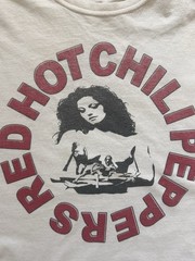 Vintage Bootleg Red Hot Chili Peppers Style Graphic T Shirt White Hanes Mens M