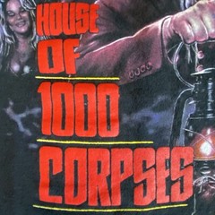 HOUSE OF 1000 CORPSES Licensed Horror T-Shirt. SMALL (NV) FRIGHT RAGS Preowned