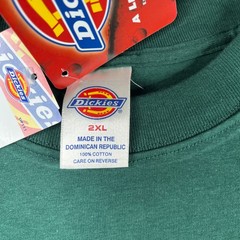 Dickies Pocket T Shirt 2XL Dark Green Casual Work Mens NEW NWT