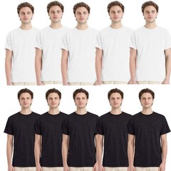 10 Pack Of Hanes 5280 Adult Essential Short Sleeve T Shirt Stylish T-Shirt