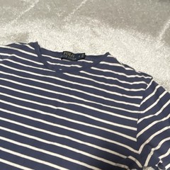 Polo Ralph Lauren Men’s Blue/White Striped Crew Neck T-Shirt, Size S