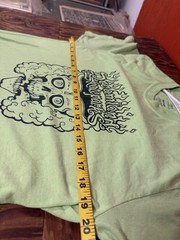 Dreamland Skate Parks, Burnside Hi Vis Yellow Green Medium T-Shirt, Radical Man!