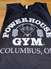 Powerhouse gym Columbus Ohio muscle shirt size small black