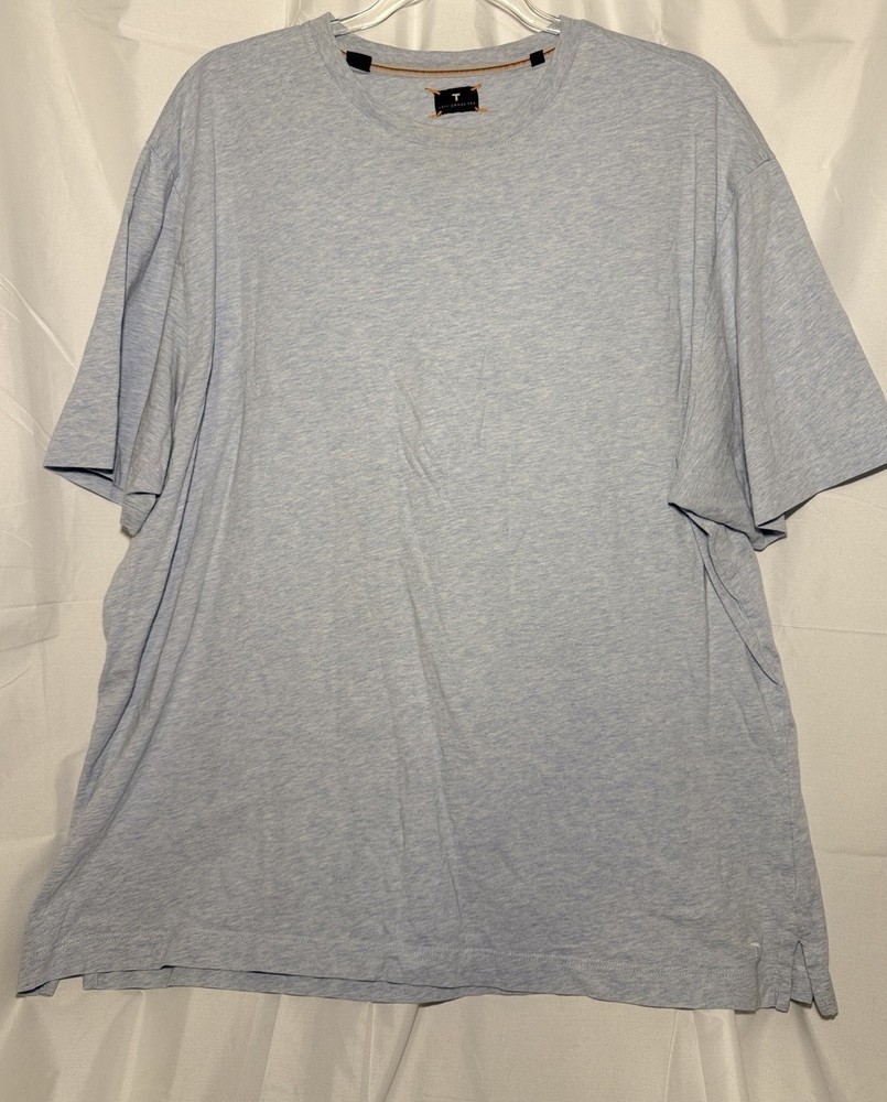 Left Coast Tee Men’s XXL Grey Cotton Short Sleeve Crew Neck