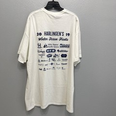 Gildan T-Shirt 2XL White Harlingen Texas Winter Texas Fiesta 2019 Print