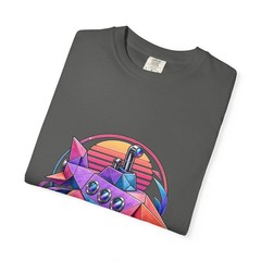 Vaporwave Origami Submarine T-Shirt Graphic