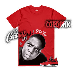 4 Toro Bravo Fire Red White Black Cement Grey 2026 T Shirt Match DREAM