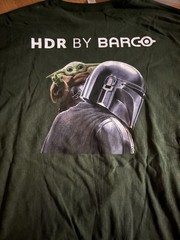 Star Wars Mandalorian Grogu Alamo Promo T Shirt Size XL