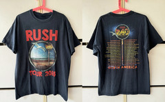 Y2K 2015 Rush American Tour Band T-shirt Rock Graphic Streetwear Tee USA S-5XL
