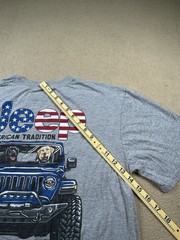 Jeep An American Tradition Jedco T Shirt With Labradors USA Size Large