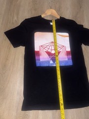 Bella + Canvas Graphic Print T Shirt Men’s Small Retro Geometric Diamond Pattern