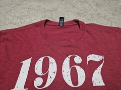 1967 Akron Tennis Red T-shirt Size S