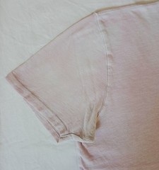 Lucky Brand California Henley Shirt Mens L White Pink Dyed Lightweight Cotton