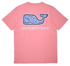NWT Vineyard Vines Men SS Whale Pocket Crew T-Shirt Tee “LINEAR FLRL WHALE FLL”