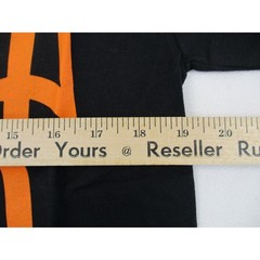 Revenge Shirt Mens Medium Black Orange Arch Graphic Streetwear Tee