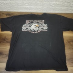 Vintage 1999 Just Brass Scared to the Bone 3D Emblem T-shirt Biketoberfest 2XL