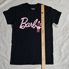 Barbie Men’s Logo Graphic Short Sleeve Black T-Shirt Size Small New