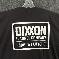 Dixxon Flannel Co. Sturgis Shirt Men’s XXL Black Badge Corporate Graphic Tee