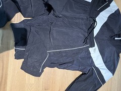 PAPER PLANES NOTORIOUS Black TRACK PANTS Jacket SIZE LARGE 🔥
