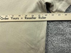 Kirkland Signature Shirt Mens 2XL Beige Pima Cotton Crew Neck Tagless Basic